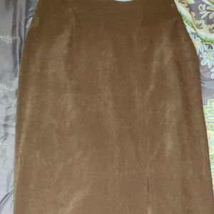 Courtenay brown Long pencil skirt